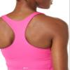 Amazon Essentials Women's Active Sculpt High Neck Racer Back Sports Bra Tank, Neon Pink, Medium view 3