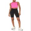 Amazon Essentials Women's Active Sculpt High Neck Racer Back Sports Bra Tank, Neon Pink, Medium view 4