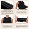 TELALEO 5 Pack Men's Athletic Compression Shirts Sleeveless Workout Tank Top Sports Base Layer Running Basketball XL view 3