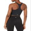 Amazon Essentials Women's Active Sculpt High Neck Racer Back Sports Bra Tank, Black, X-Large view 2
