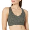Amazon Essentials Women's Active Sculpt V-Neck Medium Support Sports Bra, Multicolor Dots, X-Small view 1