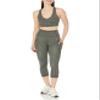 Amazon Essentials Women's Active Sculpt V-Neck Medium Support Sports Bra, Multicolor Dots, X-Small view 4