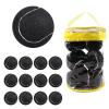 GKK Durable Pressurized Tennis Balls - 12 Pack Yellow Felt Training Balls for High Bounce Practice and Beginners view 1