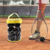 GKK Durable Pressurized Tennis Balls - 12 Pack Yellow Felt Training Balls for High Bounce Practice and Beginners view 3