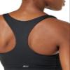 Amazon Essentials Women's Active Sculpt V-Neck Medium Support Sports Bra, Black, Large view 3