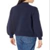 Amazon Essentials Women's Pull-Over Cotton Sweaters, Funnel-Neck, Available in Plus Size, Navy, Medium view 2