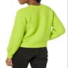 Amazon Essentials Ribbed Long Sleeve Sweaters for Women, Crewneck, Lime Green, Small view 2