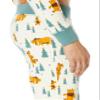 Amazon Essentials Disney | Marvel | Star Wars Men's Snug-Fit Pajama Sleep Sets, Pooh Holiday Forest - Mens Snug Fit, Large view 3