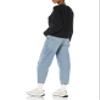 Amazon Essentials Ribbed Long Sleeve Sweaters for Women, Crewneck, Black, Large view 4
