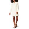 Amazon Essentials Women's Knit Henley Sweatshirt Dress (Available in Plus Size), Eggshell White, X-Large view 1