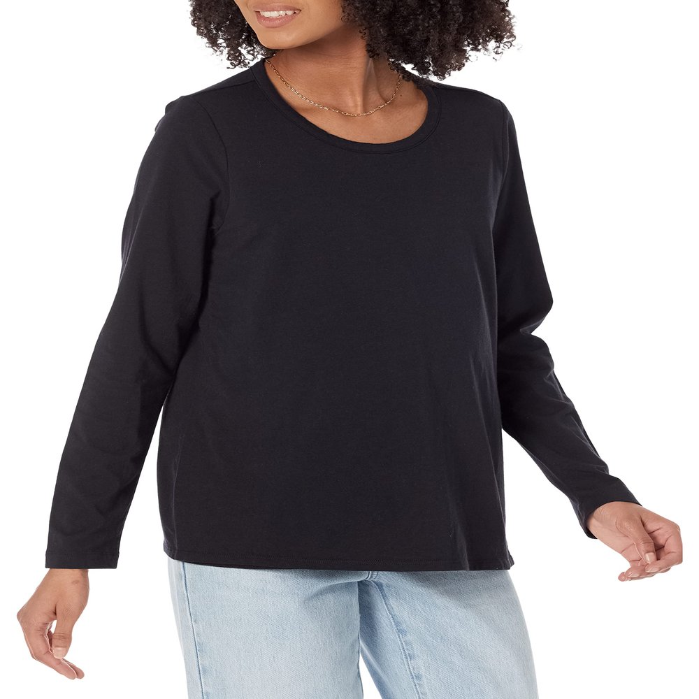 Amazon Essentials Women's Maternity Nursing T-Shirt, Black, X-Small