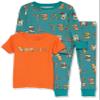 Amazon Essentials Marvel Boys' Snug-Fit Pajama Sleep Sets, 3-piece, Festive Marvel, 5 view 1