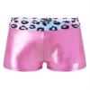 Daenrui Kids Girls Long Sleeve Gymnastics Leotards with Shorts Biketard 2 Pieces Ballet Dance Outfits Tracksuit Pink 12 Years view 4
