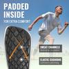 Northdeer Adults Shin Pads incl. 2 Pair of Sleeves with Optimized Insert Pocket - Protective Soccer Equipment for Men Women Adults (Black XL) view 3