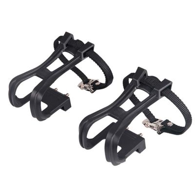 1 Pair Nylon Cycling Road Bike Pedal Toe Clip Straps for Boys and Girls Half Toe Clips for Bike Pedals