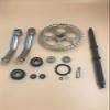 36T Wide Crank Assembly 3PCS Wide Pedal Crank Kit -2 Stroke & 4 Stroke Motorized Bicycle Crank view 3