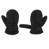 Zando Toddler Gloves Kids Winter Gloves Kids Mittens Fleece Lined Gloves Baby Mittens Soft Warm Gloves Ski Gloves for Baby Girl Baby Boy Mittens Black & Pink 12-24 Months view 2