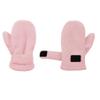 Zando Toddler Gloves Kids Winter Gloves Kids Mittens Fleece Lined Gloves Baby Mittens Soft Warm Gloves Ski Gloves for Baby Girl Baby Boy Mittens Black & Pink 12-24 Months view 3
