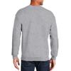 JustBlanks Sweatshirts for Men Fleece Mens Sweatshirt Cotton Blend Mens Crewneck Sweatshirt Regular-Fit Pullover Sweatshirt - Sport Grey - 2XL view 2