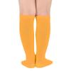 Durio Kids Orange Soccer Socks for Boys Girls Cotton Toddler Knee high Socks Sports Youth Baseball Football Socks Halloween Crazy Socks for Kids 1 Orange One Size view 3