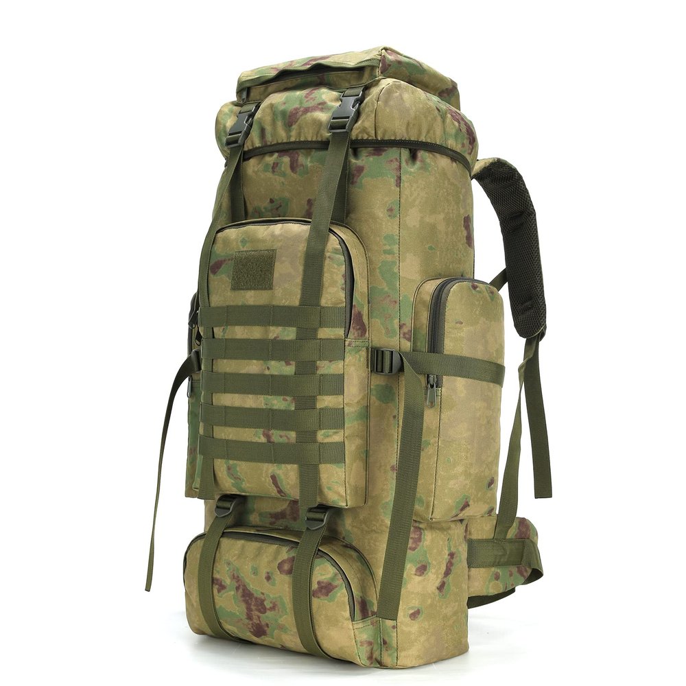 W WINTMING Hiking Backpack for Men 70L/100L Camping Backpack Military Rucksack Molle 3 Days Assault Pack for Climbing