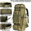 W WINTMING Hiking Backpack for Men 70L/100L Camping Backpack Military Rucksack Molle 3 Days Assault Pack for Climbing view 3