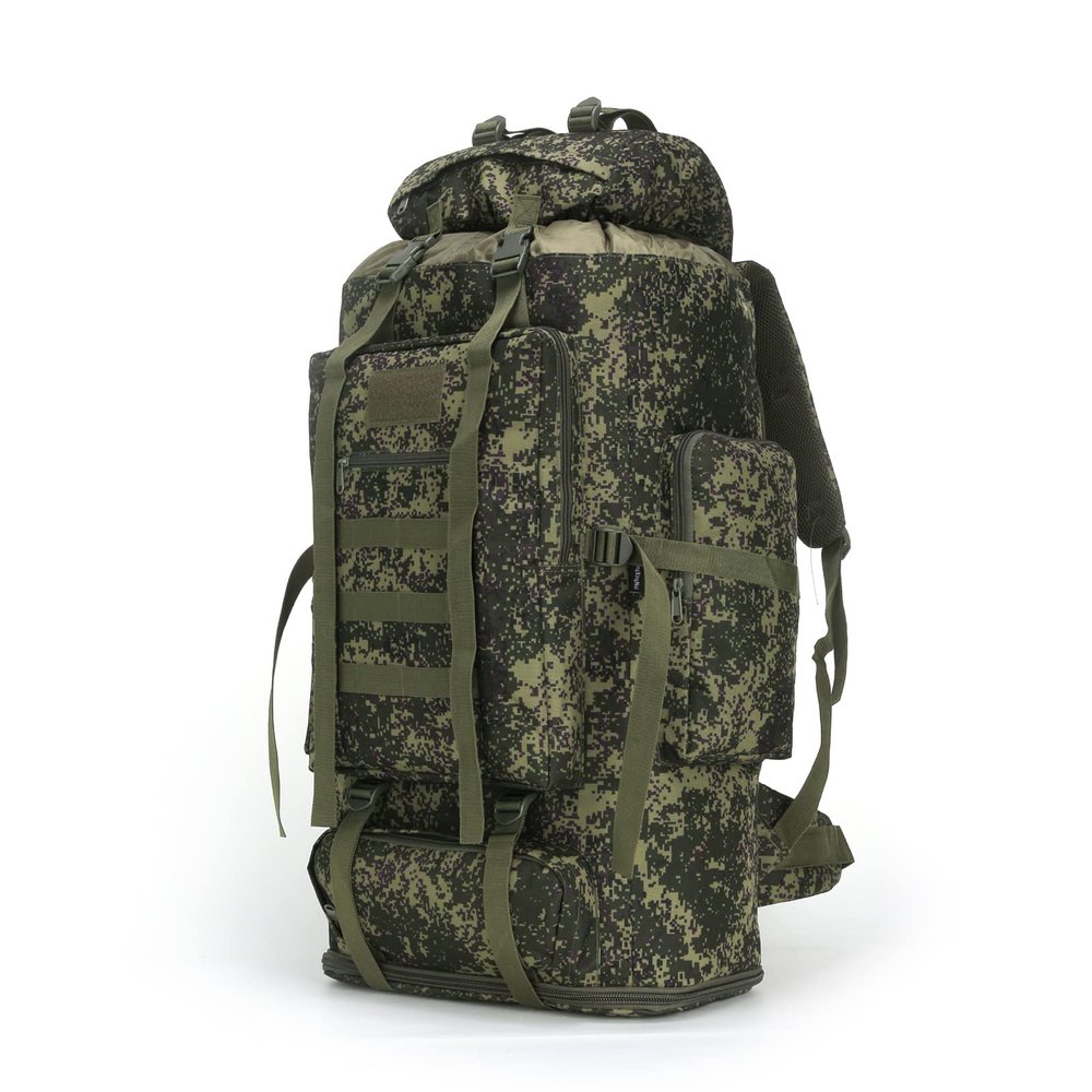 W WINTMING Hiking Backpack for Men 70L/100L Camping Backpack Military Rucksack Molle 3 Days Assault Pack for Climbing