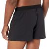Amazon Essentials Men's Cotton Jersey Boxer Short, Pack of 5, Black, 4X-Large Big view 3