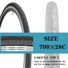 2 Pack 700x28C Road Bike Tires 60 TPI with Inner Tubes and Levers Presta Valve Folding Replacement Tires view 3