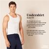 Amazon Essentials Men's Slim Fit Breathable Cotton Tank Undershirts, Pack of 6, Black/White, X-Small view 2