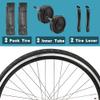 700x25C Road Bike Tires with 2 Inner Tubes and 2 Levers for City Travel Commuter Daily Life 30TPI view 2