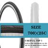 700x25C Road Bike Tires with 2 Inner Tubes and 2 Levers for City Travel Commuter Daily Life 30TPI view 3