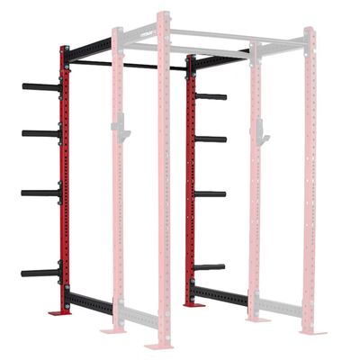 Titan Fitness T-3 Series Power Rack Extension Kit, Red 91" Height x 36" Depth, 2x3 11-Gauge Steel Uprights, Bolt-Together Rack Expansion for Home Gym