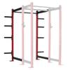 Titan Fitness T-3 Series Power Rack Extension Kit, Red 91" Height x 36" Depth, 2x3 11-Gauge Steel Uprights, Bolt-Together Rack Expansion for Home Gym view 1