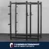 Titan Fitness T-3 Series Power Rack Extension Kit, Red 91" Height x 36" Depth, 2x3 11-Gauge Steel Uprights, Bolt-Together Rack Expansion for Home Gym view 2