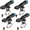 PLUSINNO Fishing Boat Rods Holder Large Clamp Opening 360 Degree Adjustable Fishing Rod Racks Folding Holder (4 Pack) view 1