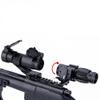 3X Magnifier Scope with Flip Up Side Mount + Tactical M2 Red Dot Sight Hunting Optics Scope Combo for 20mm Cantilever Picatinny Mount view 3