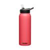 CamelBak eddy+ Water Bottle with Straw 32oz - Insulated Stainless Steel, Wild Strawberry view 1