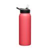 CamelBak eddy+ Water Bottle with Straw 32oz - Insulated Stainless Steel, Wild Strawberry view 4