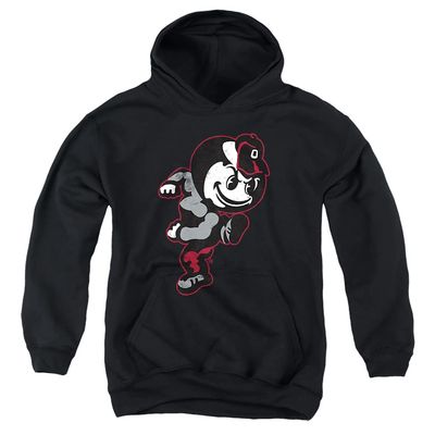 The Ohio State University Official Brutus Unisex Youth Pull-Over, Black, XL