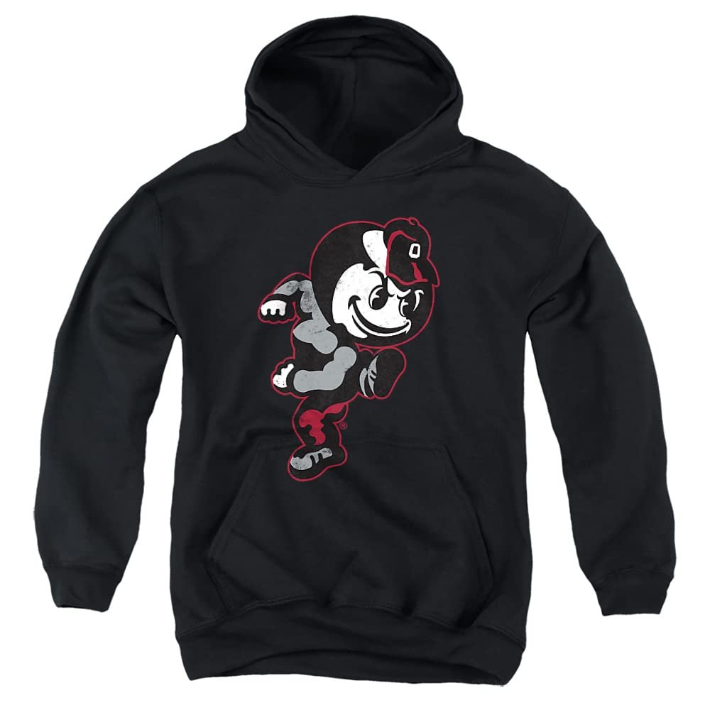 The Ohio State University Official Brutus Unisex Youth Pull-Over, Black, XL