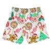 Aflyko Christmas Board Shorts Candy Cane Lollipop Gingerbread Swim Trunk Bathing Suit Boys Girls Beach Swimwear Quick Dry Swimming Shorts All Day Shorts New Year Gym Shorts M view 2