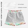 Aflyko Christmas Board Shorts Candy Cane Lollipop Gingerbread Swim Trunk Bathing Suit Boys Girls Beach Swimwear Quick Dry Swimming Shorts All Day Shorts New Year Gym Shorts M view 3
