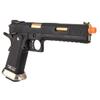 Hi-Capa 6" IREX Competition Full Auto Gas Blowback Airsoft Pistol (Black/Gold Barrel) - WE-Tech view 4