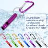 Frienda Safety Whistle with Lanyard Aluminum Keychain Whistle Safety Hiking Whistle Double-Tube Survival Whistles Loud Camping Whistle for Outdoor Hiking Hunting Fishing Boating (20 Pcs, Multicolor) view 4