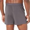 Amazon Essentials Men's Cotton Jersey Boxer Short, Pack of 5, Grey Heather, Charcoal Mix, XX-Large Big view 3