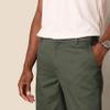 Amazon Essentials Men's Slim-Fit Wrinkle-Resistant Flat-Front Stretch Chino Pant, Dark Olive, 34W x 29L view 3