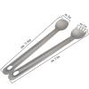 RISON Titanium Spork and Spoon Set Outdoors Long Handle Flatware, Eco-Friendly Coffee Spoon, Titanium Spork and Titanium Spoon Ultra Lightweight Camping Cutlery for Backpacking or Hiking Outdoors view 4