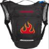 CamelBak Mini M.U.L.E. Kids Hydration Backpack for Hiking and Biking - 50oz, Black/Flames view 4
