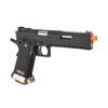 Hi-Capa 6" IREX Competition Full Auto Gas Blowback Airsoft Pistol (Black/Silver Barrel)- WE-Tech view 4